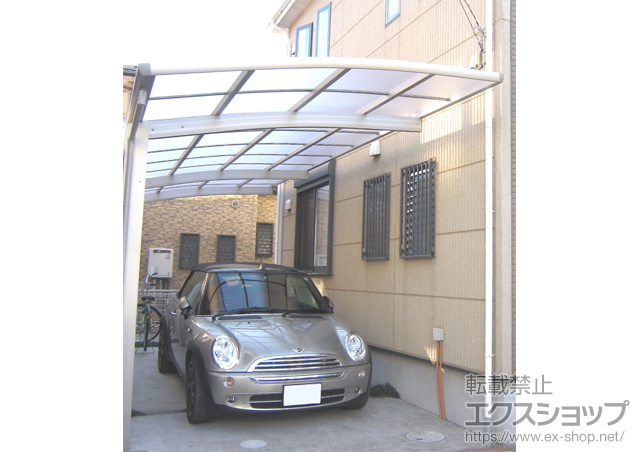千葉県習志野市ののカーポート レイナポート 延長 積雪〜20cm対応 施工例