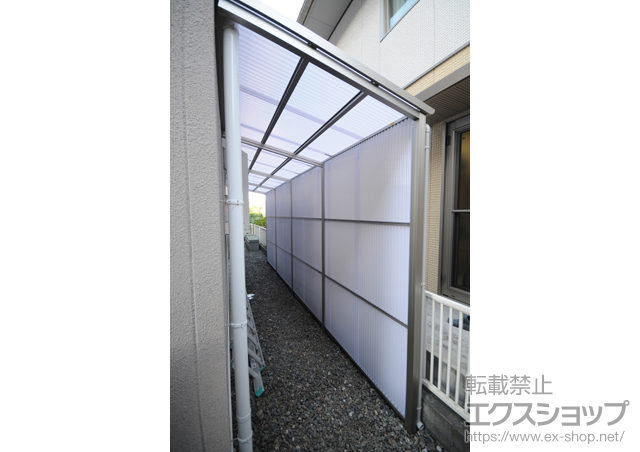 静岡県三島市ののストックヤード ストックヤードII オープンタイプ 積雪〜20cm対応 施工例