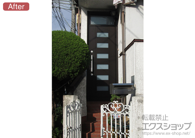 東京都中野区のの玄関ドア ラフォースR2 06型 片開ドア 施工例