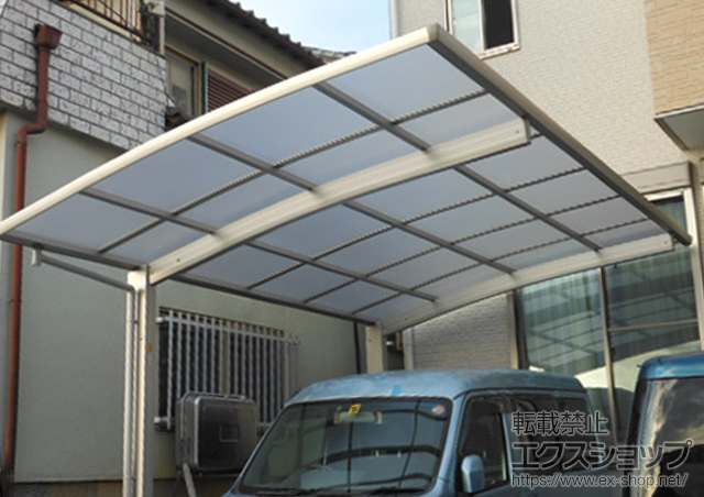 大阪府堺市ののカーポート プレシオスポート 積雪〜20cm対応 施工例