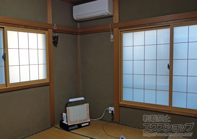 埼玉県さいたま市のの二重窓（内窓） インプラス ダストバリア仕様 引違い窓 2枚建 施工例