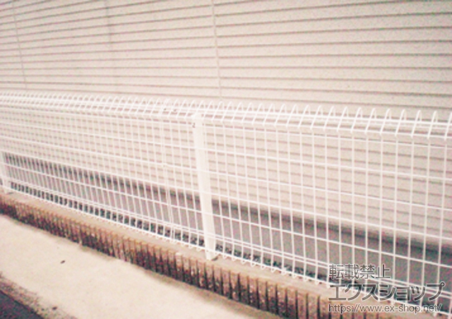 兵庫県尼崎市ののフェンス・柵 メッシュフェンスG10-R 施工例