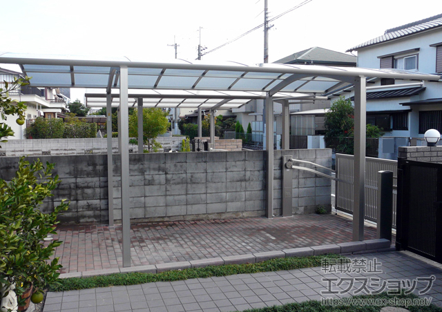 大阪府茨木市ののカーポート レイナワンポート 積雪〜20cm対応 施工例