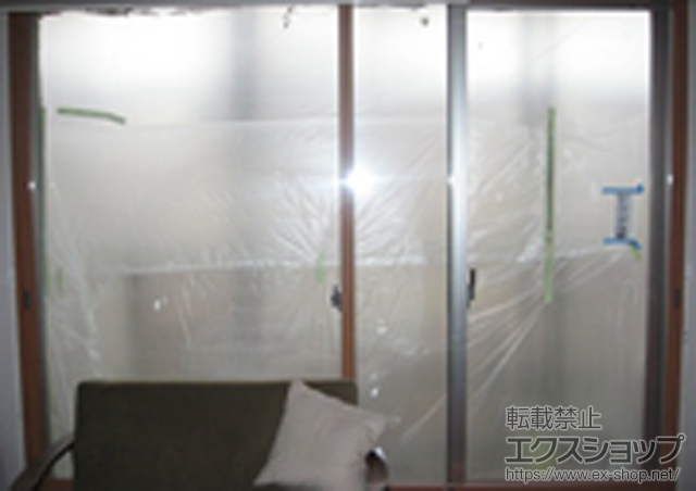 東京都練馬区のの二重窓（内窓） インプラス ダストバリア仕様 引違い窓 2枚建 施工例