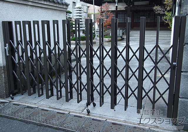 東京都台東区ののカーゲート アルシャインII H型 Aタイプ ノンレール片開き 施工例