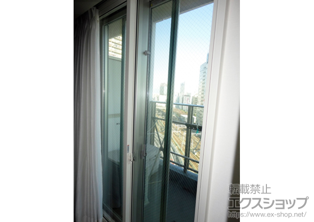 神奈川県川崎市のの二重窓（内窓） インプラス ダストバリア仕様 引違い窓 2枚建 逆勝手仕様 施工例