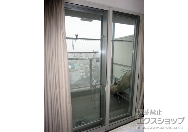 神奈川県川崎市のの二重窓（内窓） インプラス ダストバリア仕様 引違い窓 2枚建 施工例