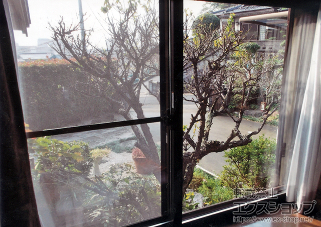 福岡県遠賀郡水巻町のの二重窓（内窓） インプラス ダストバリア仕様 引違い窓 2枚建 施工例