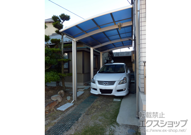 愛知県大府市ののカーポート レイナポートZ 積雪〜20cm対応 施工例