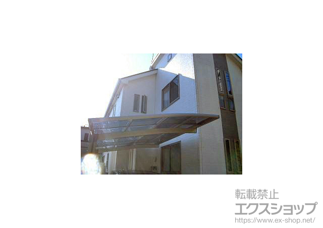 神奈川県綾瀬市のLIXIL リクシル（トステム）のカーポート カーブポートシグマIII 積雪〜20cm対応 施工例