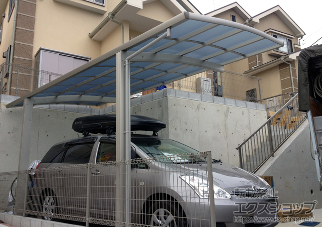 千葉県船橋市ののカーポート レイナポート 積雪〜20cm対応 施工例