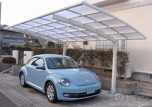 宮城県宮城郡七ヶ浜町ののカーポート レイナポート 積雪〜20cm対応 施工例