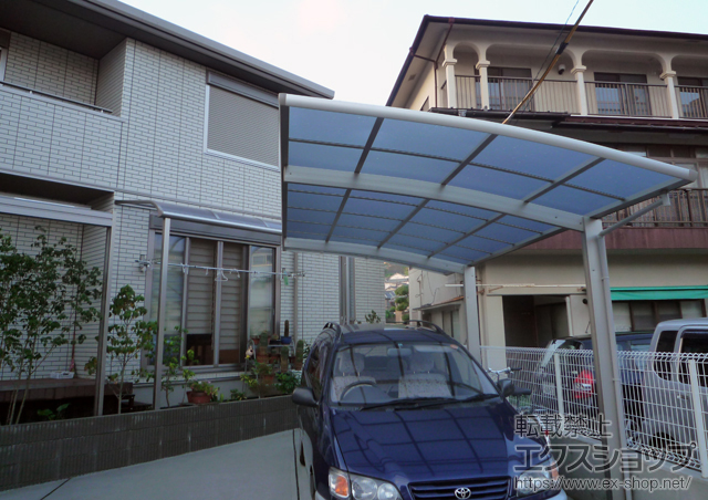 広島県呉市ののカーポート レイナポート 積雪〜20cm対応 施工例