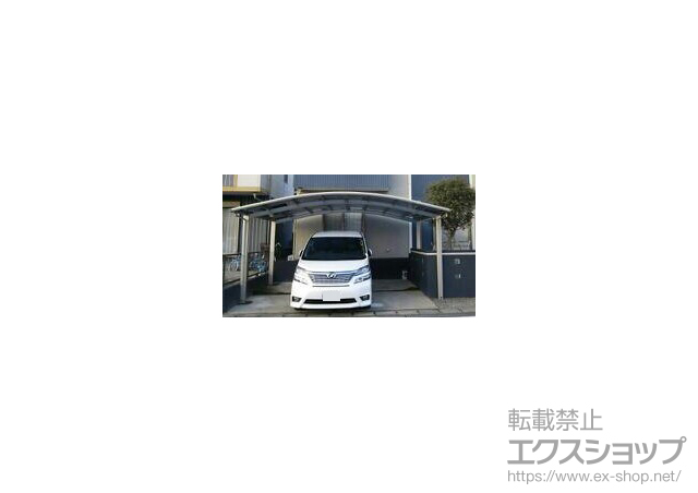 岐阜県ののカーポート レイナツインポート  単体 積雪〜20cm対応 施工例