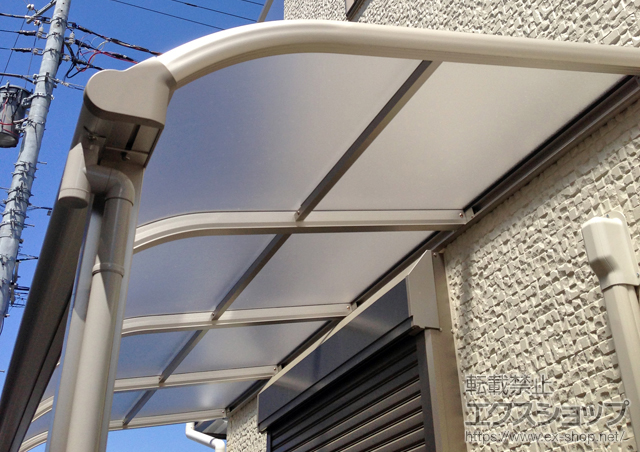 東京都小金井市ののテラス屋根 ヴェクターテラス R型 テラスタイプ 単体 積雪〜20cm対応 施工例