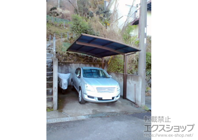 静岡県伊東市ののカーポート プレシオスポート 積雪〜20cm対応 施工例