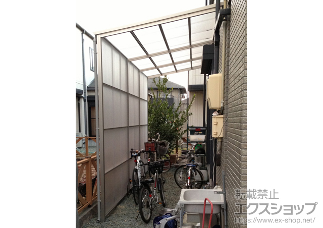 三重県松阪市ののストックヤード ストックヤードII オープンタイプ 連棟 積雪〜20cm対応 施工例