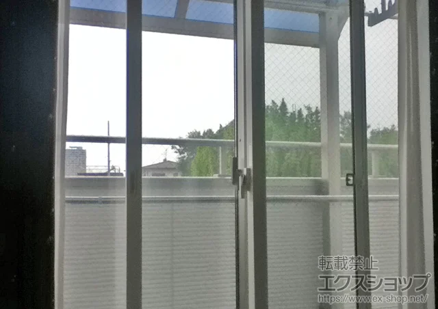 大阪府寝屋川市のの内窓（二重窓・二重サッシ） インプラス(ダストバリア) 引違い窓　変則2枚建 施工例