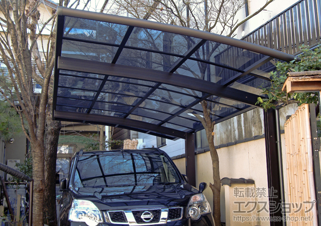 京都府京都市ののカーポート レイナポート 積雪〜20cm対応 施工例