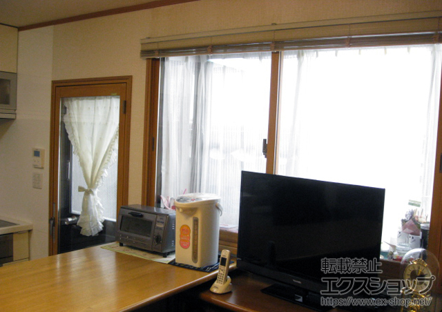 広島県広島市のの二重窓（内窓） インプラス ダストバリア仕様 引違い窓 2枚建 施工例