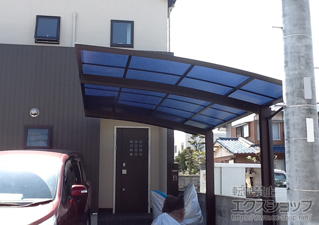 福岡県福岡市ののカーポート プレシオスポート 積雪〜20cm対応 施工例