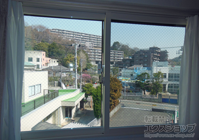 神奈川県横浜市のの二重窓（内窓） インプラス ダストバリア仕様 引違い窓 2枚建 施工例