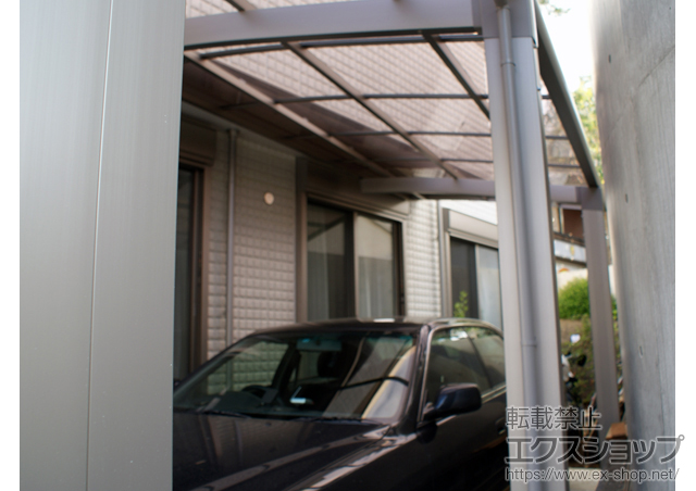 東京都練馬区のLIXIL リクシル（トステム）のカーポート カーブポートシグマIII 積雪〜20cm対応 施工例