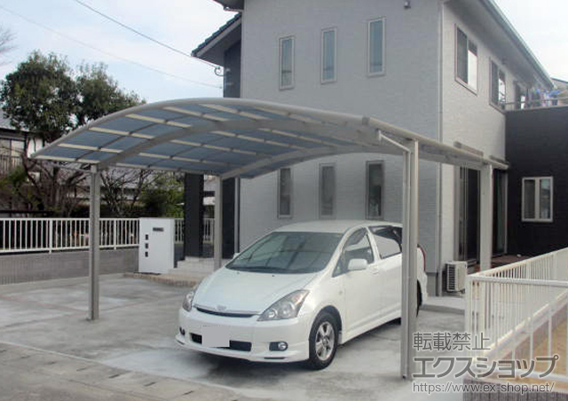 大分県大分市ののカーポート レイナツインポート 積雪〜20cm対応 施工例