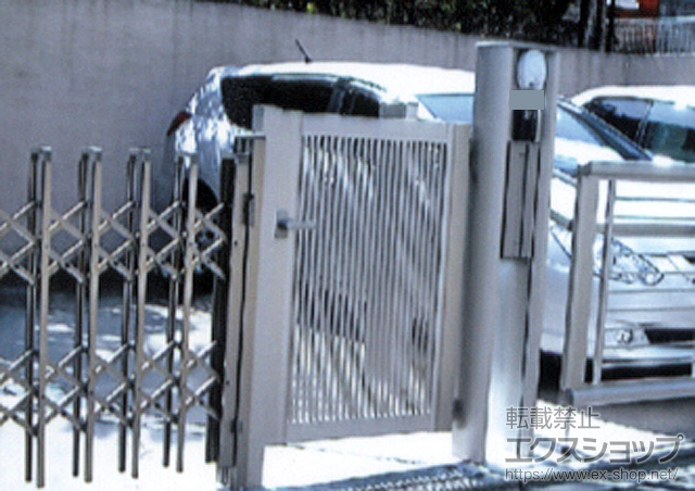 埼玉県飯能市のの機能門柱・ポスト 機能門柱4型 門柱仕様 施工例