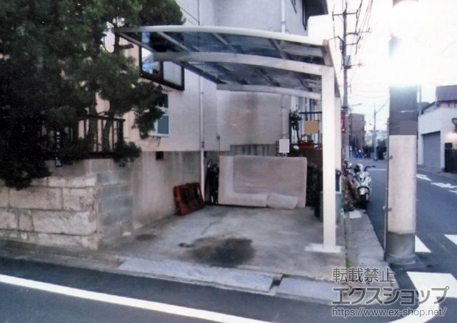 東京都大田区ののカーポート プレシオスポート 積雪〜20cm対応 施工例