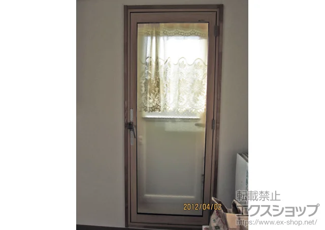 神奈川県横須賀市のの内窓（二重窓・二重サッシ） インプラス ダストバリア仕様 テラスドア（外観・左吊元） 施工例