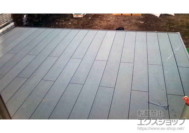 埼玉県越谷市ののウッドデッキ リウッドデッキ 200 単体 施工例