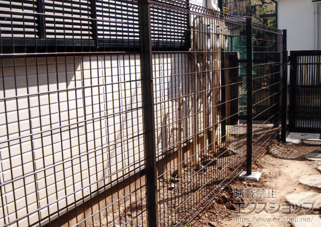 東京都江戸川区ののフェンス・柵 ハイグリッドフェンスN8型 施工例