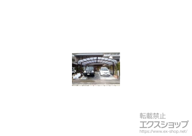和歌山県新宮市ののカーポート レイナキャップポート　積雪〜20cm対応 施工例