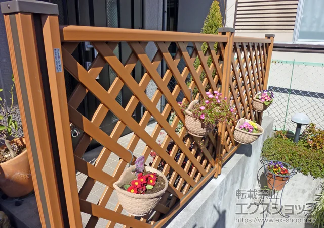 �����s�����LIXIL ���N�V��(TOEX)�̃t�F���X�E��E�� �X�e�C�E�b�h�t�F���XM1�^ �Ԏd�؂�^�C�v �{�H��