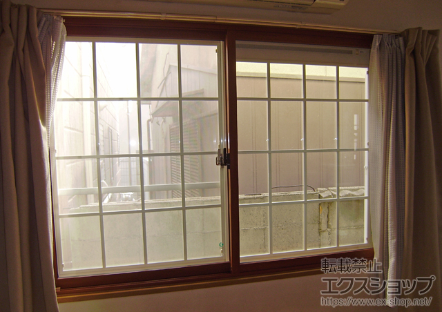 大阪府泉佐野市のの二重窓（内窓） インプラス ダストバリア仕様 引違い窓 2枚建 施工例