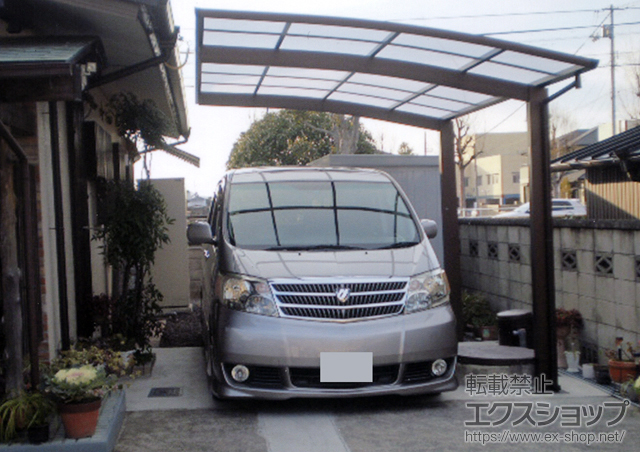 香川県高松市ののカーポート プレシオスポート 積雪〜20cm対応 施工例