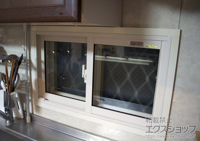 埼玉県坂戸市のの二重窓（内窓） インプラス ダストバリア仕様 引違い窓 2枚建 施工例