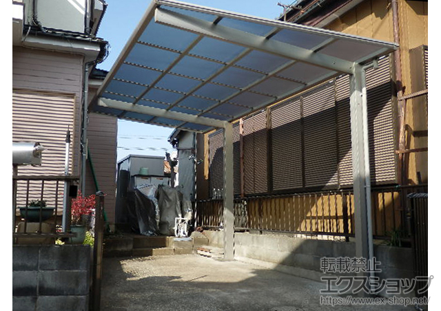 神奈川県相模原市ののカーポート エフルージュ 積雪〜20cm対応 施工例