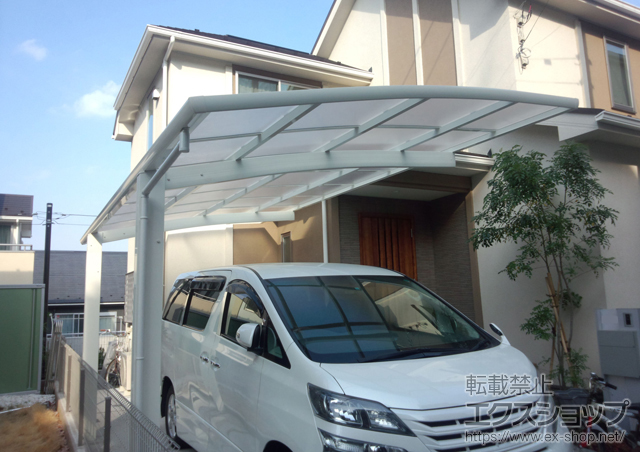 神奈川県川崎市ののカーポート レイナポート 積雪〜20cm対応 施工例