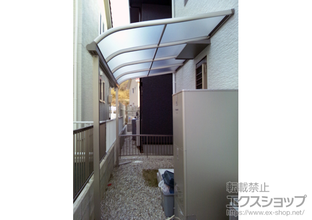 愛知県岡崎市ののテラス屋根 プレシオステラス R型 テラスタイプ 単体 積雪〜20cm対応 施工例
