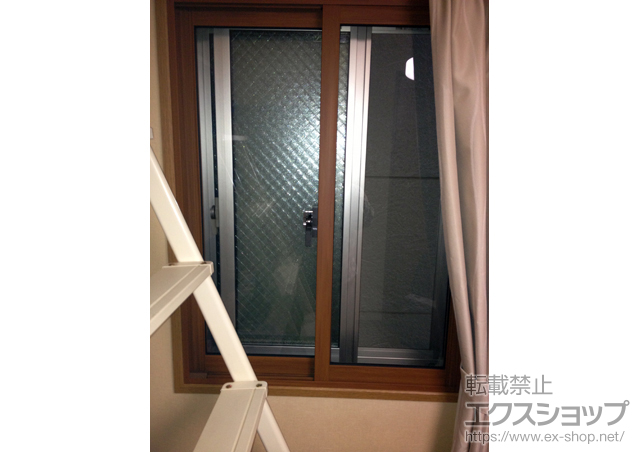 京都府京都市のの二重窓（内窓） インプラス ダストバリア仕様 引違い窓 2枚建 施工例
