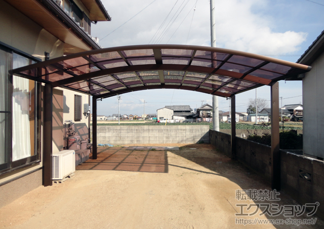 香川県高松市ののカーポート レイナツインポート 積雪〜20cm対応 施工例