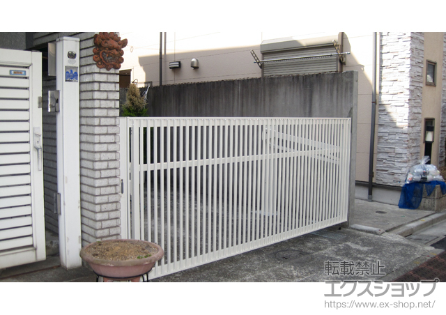 東京都杉並区ののカーゲート オーバードアS2型 手動式 施工例