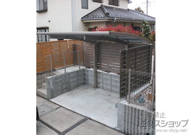 東京都八王子市ののサイクルポート・駐輪場 レイナポート ミニ 積雪〜20cm対応 施工例