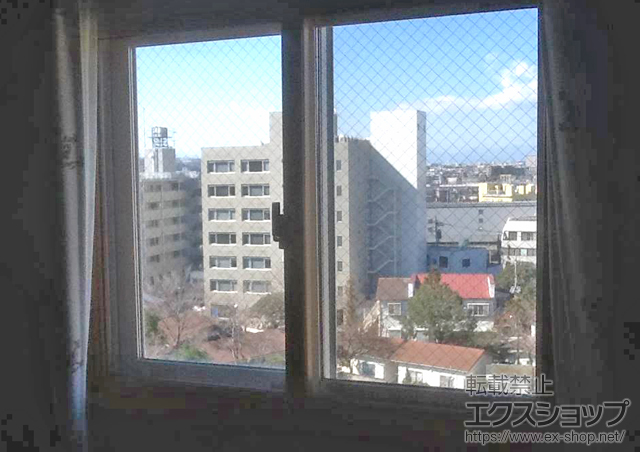 神奈川県川崎市のの二重窓（内窓） インプラス ダストバリア仕様 引違い窓 2枚建 施工例