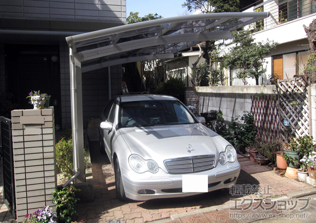 東京都杉並区ののカーポート レイナポート 積雪〜20cm対応 施工例