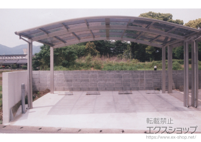 佐賀県神埼郡吉野ヶ里町ののカーポート レイナツインポート 積雪〜20cm対応 施工例