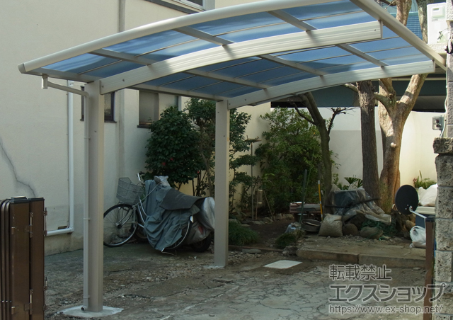 東京都墨田区ののカーポート レイナポート 積雪〜20cm対応 施工例