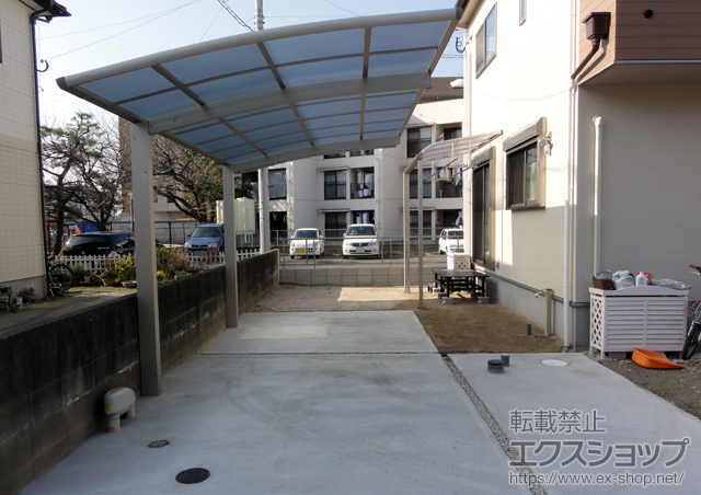 福岡県春日市ののカーポート レイナポート 積雪〜20cm対応 施工例